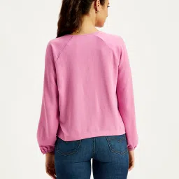 Levi's Pink Textured Top image 2