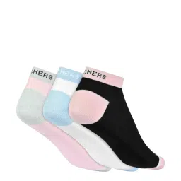 Skechers Multicolored Printed Socks - Pack of 3 image 2