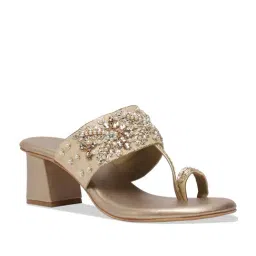 Eridani Women's Elka Gold Toe Ring Sandals-picture-39