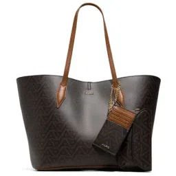 Aldo Brown MYKONOS Logo Large Tote-image-56