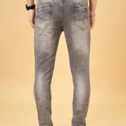 Sf Jeans By Pantaloons Grey Slim Fit Distressed Jeans image 2