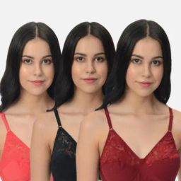 Mod & Shy Multi Lace Print Bra Set-picture-11
