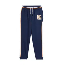 Blue Giraffe Boys Navy Graphic Print Joggers-picture-10