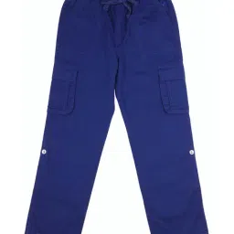 Allen Solly Junior Blue Cotton Trousers-image-31