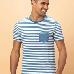 Being Human Light Blue Regular Fit T-Shirt-picture-24