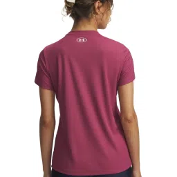 Under Armour Red Regular Fit Sports T-Shirt image 2