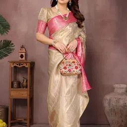 SILKWEAR Woven Design Kanjeevaram Saree image 2