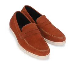 Harrykson London Men Woven Design Suede Loafers-image-20