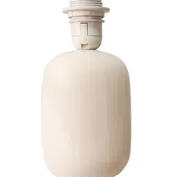 Homesake White Ceramic Table Lamp with Shade image 4