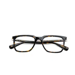 Shisen Fox Brown Square Unisex Eye Frame image 4