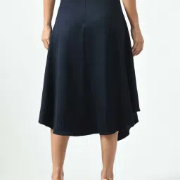 Office & You Navy A-Line Skirt image 2