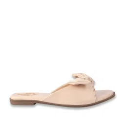 Shoetopia Women's Cream Casual Sandals image 2