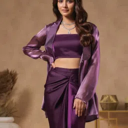 BInfinite Purple Sitara Royal Amethyst Blazer image 2