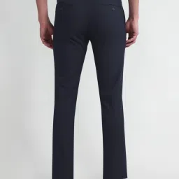 Arrow Navy Slim Fit Trousers image 2