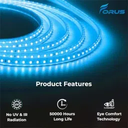 FORUS LED Rope Light Ice Blue Length 10 m image 3
