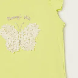 Juniors by Lifestyle Baby Girls Yellow T-Shirt image 3
