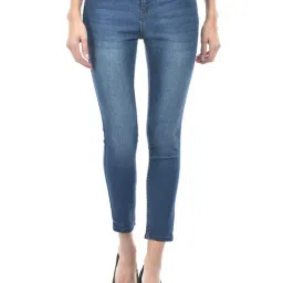 NUMERO UNO Dark Blue Denim Super Skinny Fit High Rise Jeans-picture-31