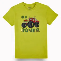 Gini and Jony Boys Graphic Printed Round Neck Cotton T-shirt-picture-50