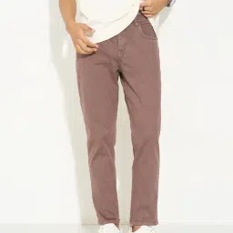 Sf Jeans By Pantaloons Brown Slim Fit Jeans image 4