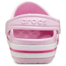 Crocs Kid's Bayaband Pink Back Strap Clogs image 5