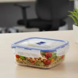 Luminarc Pure Box Transparent Glass Square Lunch Box with Air Vent Lid (1220 ml)-image-31