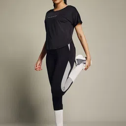 MKH Typography Printed Drop-Shoulder Sleeves Dri-FIT Relaxed Fit T-shirt image 5