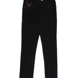 Gini & Jony Kids Black Solid Jeans-picture-2