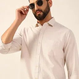 ENSPYR Men Cotton Striped Regular Fit Casual Shirts image 3