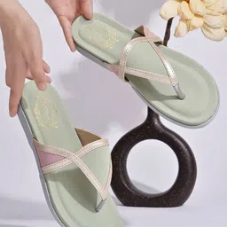 Shoetopia Strap Detailed Sandals - Green-image-36