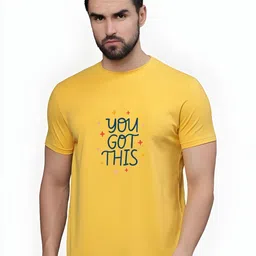 KaamBhari Graphic Printed Round Neck Regular Fit Cotton T-shirt-picture-26