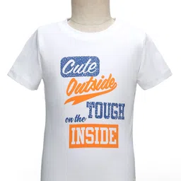 Babyhug Knit Full Sleeves Solid Coloured Partywear Blazer With Text Printed Tee - Yellow image 2