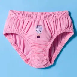 Tango Single Jersey Knit Panties with Nautical Theme Print Pack of 3 - Green Yellow & Pink image 2