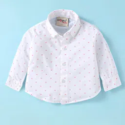 Dapper Dudes Full Sleeves Abstract Printed 3 Piece Party Suit Set With Cap & Bow Set - Peach image 4