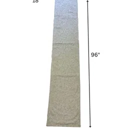 Bells & Whistles Trellis Cream-Colored Embroidered Pure Cotton Rectangular Bed Runner image 2