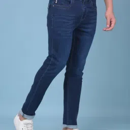 Crimsoune Club Blue Skinny Fit Stretchable Jeans image 4