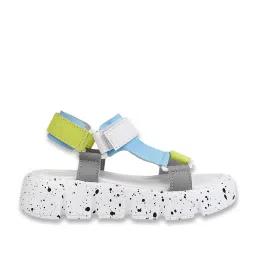 Shoetopia Women's White Floater Sandals image 2