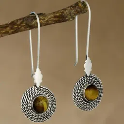Fabindia 925 Silver Drop Earrings for Women-image-32
