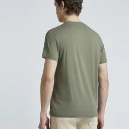 Pepe Jeans Safari Green Cotton Slim Fit Printed T-Shirt image 2