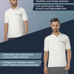 Red Tape White Regular Fit Polo T-Shirt image 2