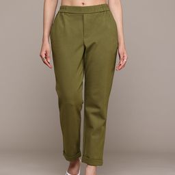 Label Ritu Kumar Women Tapered Trousers-picture-35