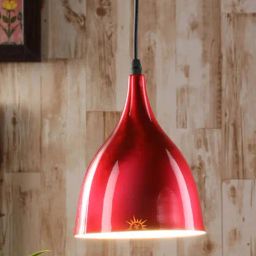 DecorativeRay Pink Aluminium Hanging Light - Set of 1-picture-27