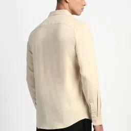 The Bear House Beige Slim Fit Shirt image 2