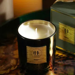 Pure Home and Living Green Scented Wax Filled Candle Jar - Neroli image 2