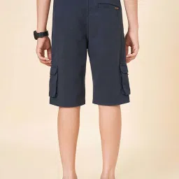 Coolsters by Pantaloons Boys Deep Cobalt Cotton Solid Shorts image 2