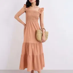 Styli Rust Regular Fit Dress image 3