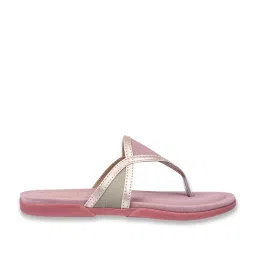 Shoetopia Kids Pink T-Strap Sandals image 2
