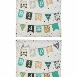 Goodhomes Self Multicolor Paper Napkin - Pack of 2 image 2