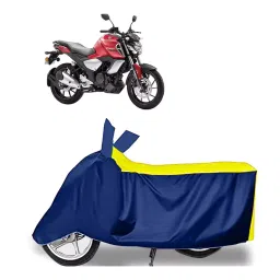 Auto Pearl Two Wheeler Cover for Yamaha FZ S V3 - Yellow, Blue-picture-41