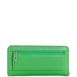 GUESS Green Textured Zip Around Wallet image 2