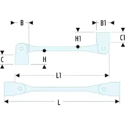 Facom Combination Spanner, 12mm, Metric, Double Ended, 233.5 mm Overall, 66A.12X13 image 3